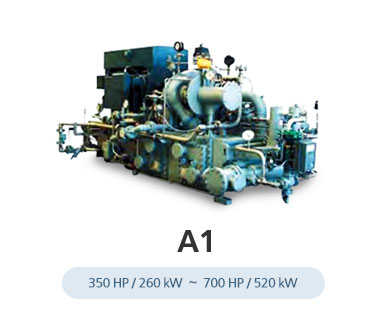 A1 - 350 HP / 260 kW  ~  700 HP / 520 kW